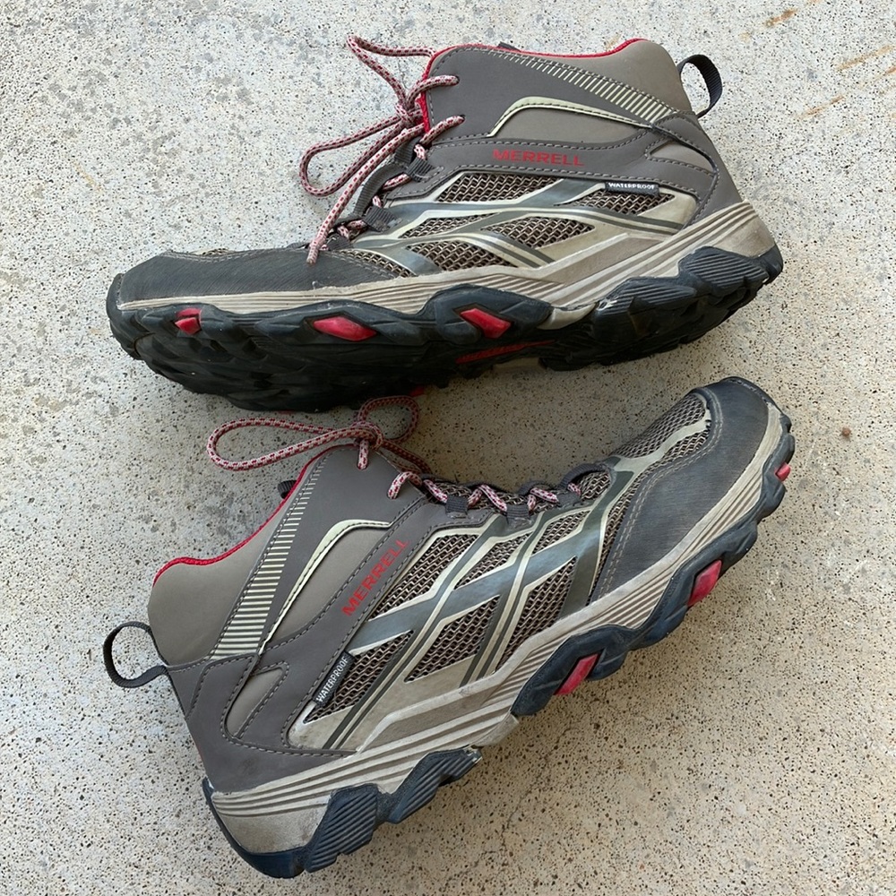 Merrell Moab Mid Waterproof Hiking Boots, 6